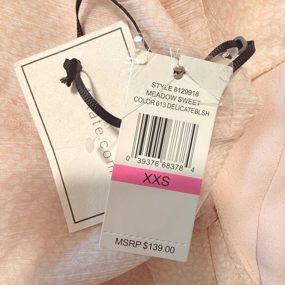 1. State Pink & White Flowey Ruffle Dress - Picture 7 of 7